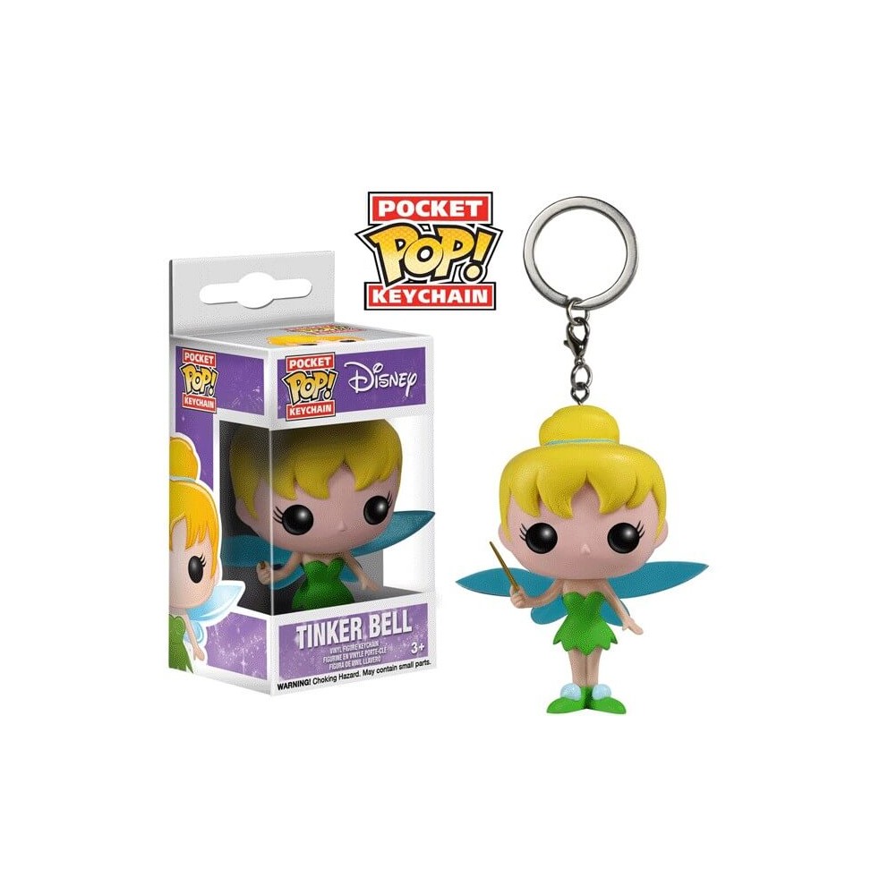 Porte Clé Disney - Clochette Pocket Pop 4cm