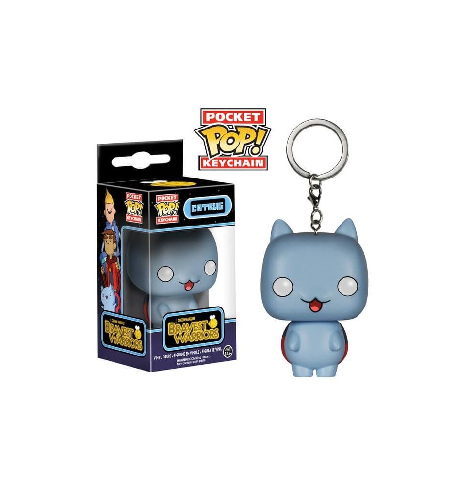 Porte Clé Bravest Warrior - Catbug Pocket Pop 4cm