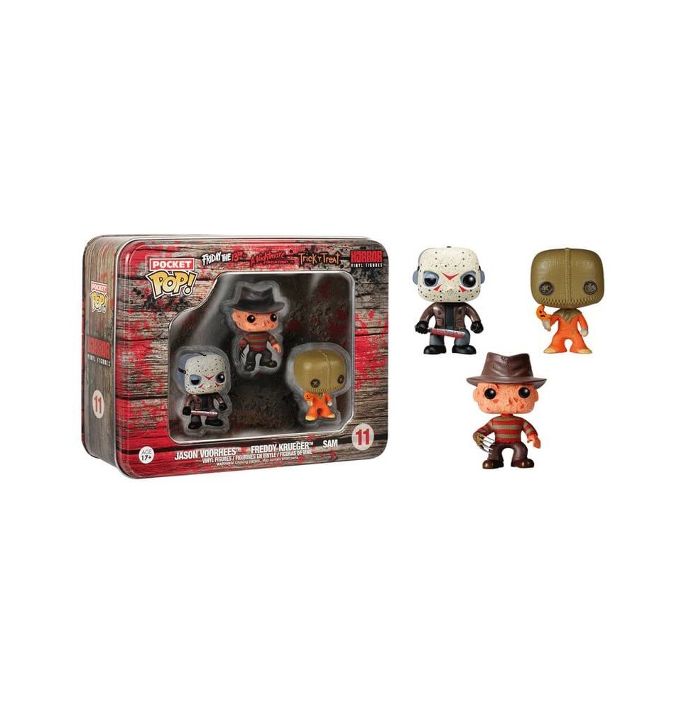 Pack 3 Figurines Horror Pocket Pop 4cm