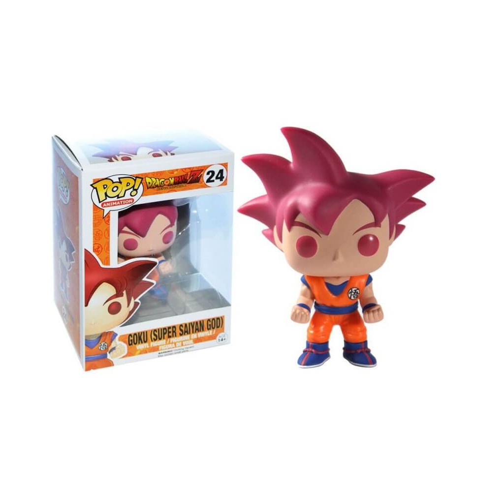 Figurine DBZ - Son Goku Super Saiyan God Exclu Pop 10cm