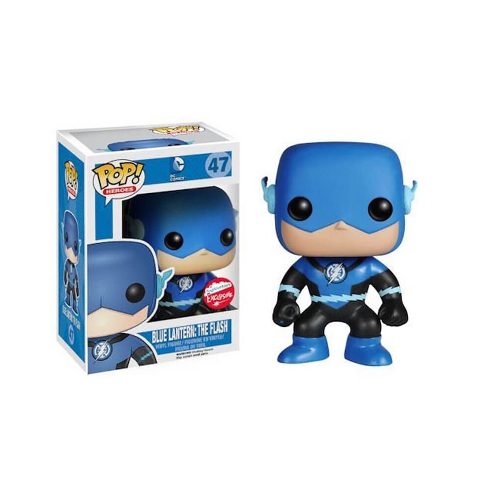 Figurine DC Comics - Blue Lantern Flash Exclu Pop 10cm