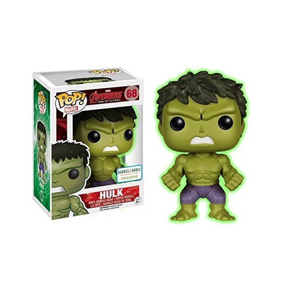 Figurine Marvel Avengers Age of Ultron - Hulk Glow in the Dark Exclu Pop 10cm