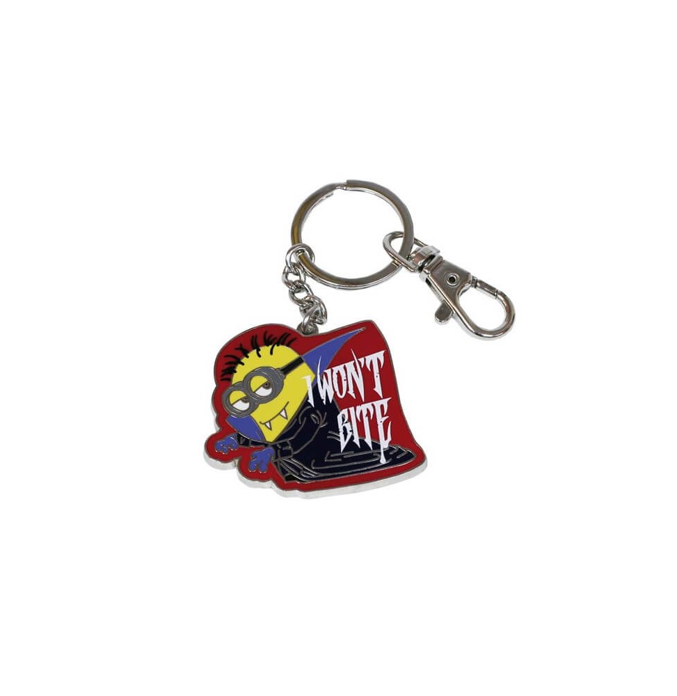 Porte Clé Minions - Gone Batty Métal 4cm