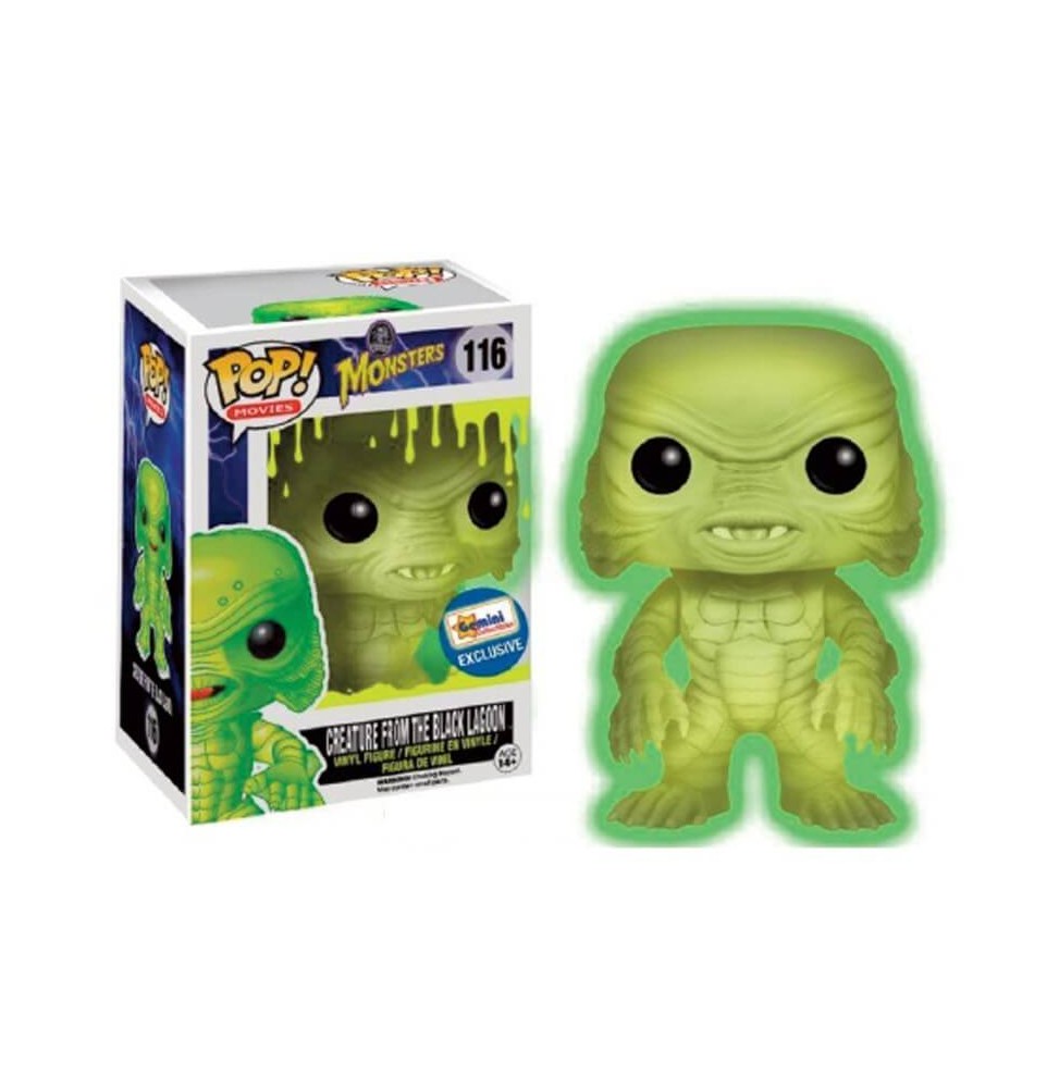 Figurine Classic Monsters - Creature from the Black Lagoon Exclu Glow Pop 10cm