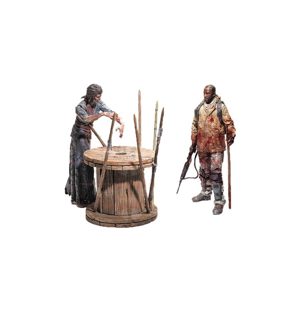 Pack Walking Dead - TV Survival Morgan Diorama 13cm