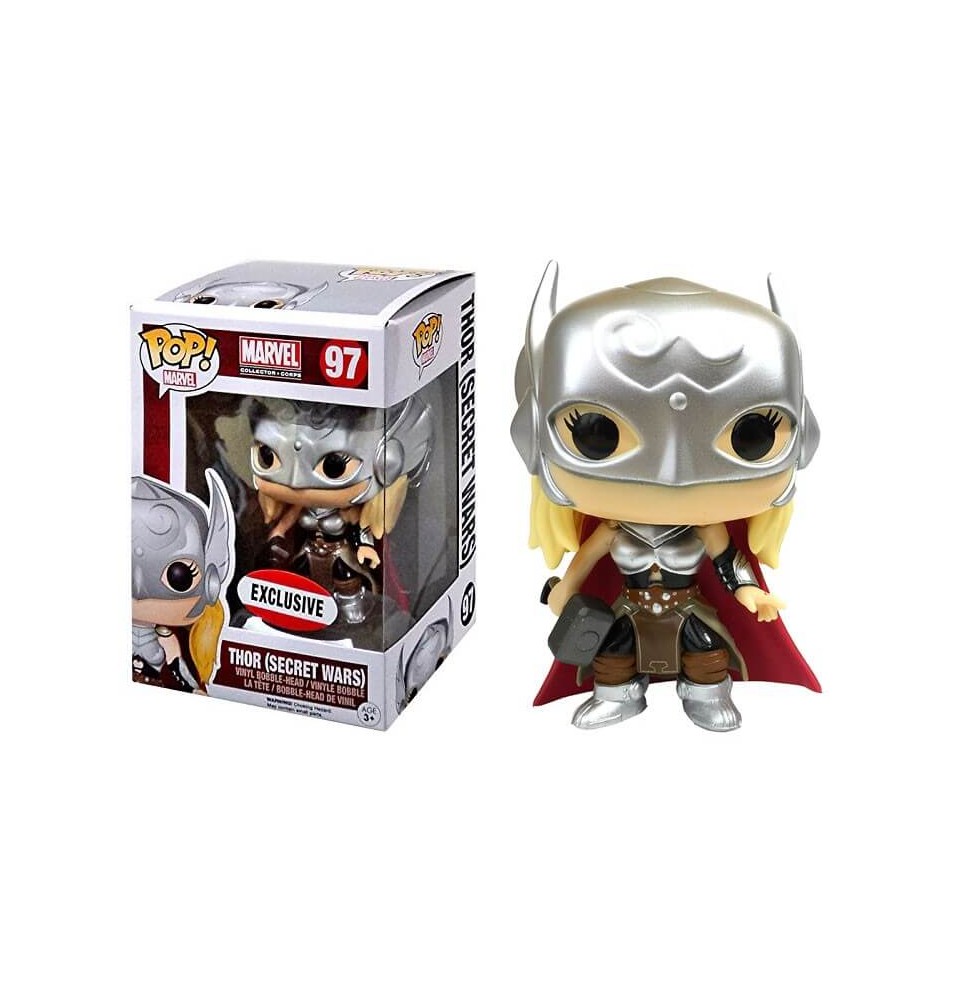 Figurine Marvel - Thor Secret Wars Exclu Pop 10cm