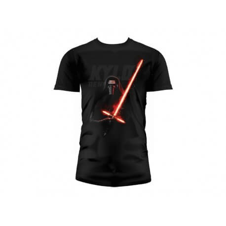 T-Shirt - Star Wars Episode 7- Homme Kylo Ren Lightsaber Taille L