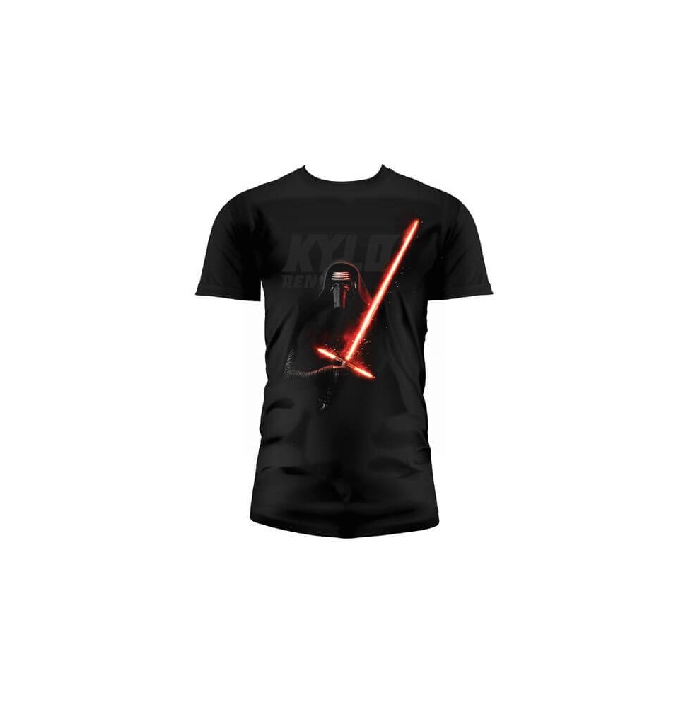 T-Shirt - Star Wars Episode 7- Homme Kylo Ren Lightsaber Taille L