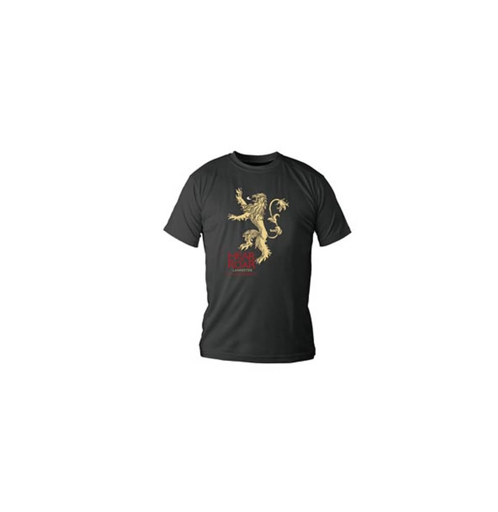 T-Shirt Game of Thrones Lannister Noir Homme Taille S