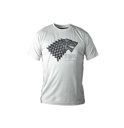 T-Shirt Game of Thrones - Stark Blanc Homme Taille M