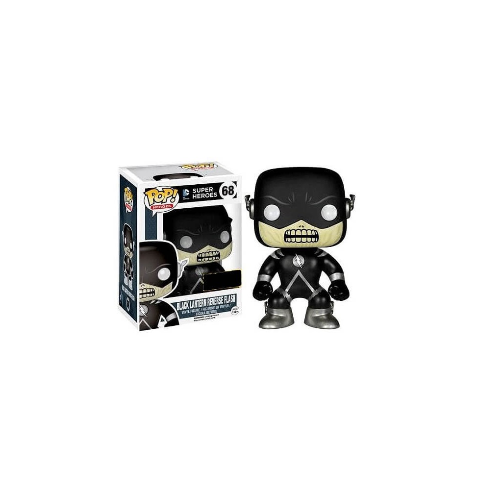 Figurine DC Heroes - Black Lantern Reverse Flash Exclu Pop 10cm