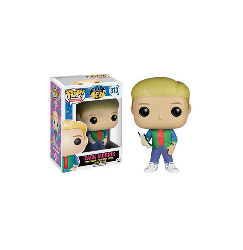 Figurine Sauvé par le Gong - Zack Morris Pop 10cm