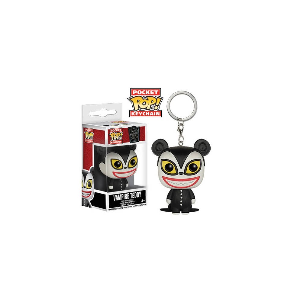 Porte Clé NBX - Vampire Teddy Pocket Pop 4cm