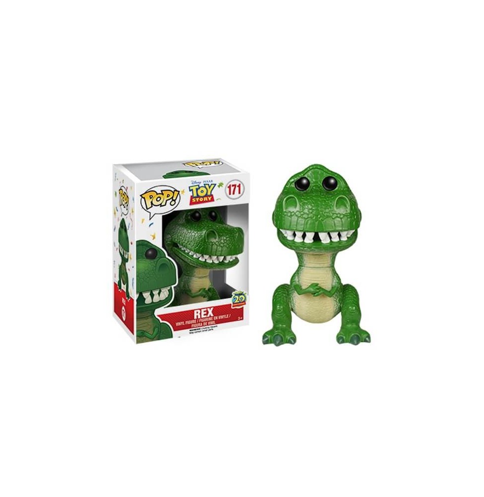 Figurine Disney Toy Story - Rex 20th Anniv Pop 10cm