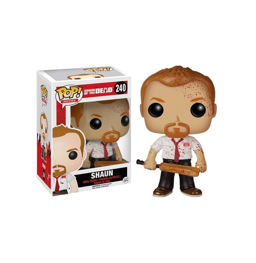 Figurine Shaun of the Dead - Shaun Bloody Exclu Pop 10cm