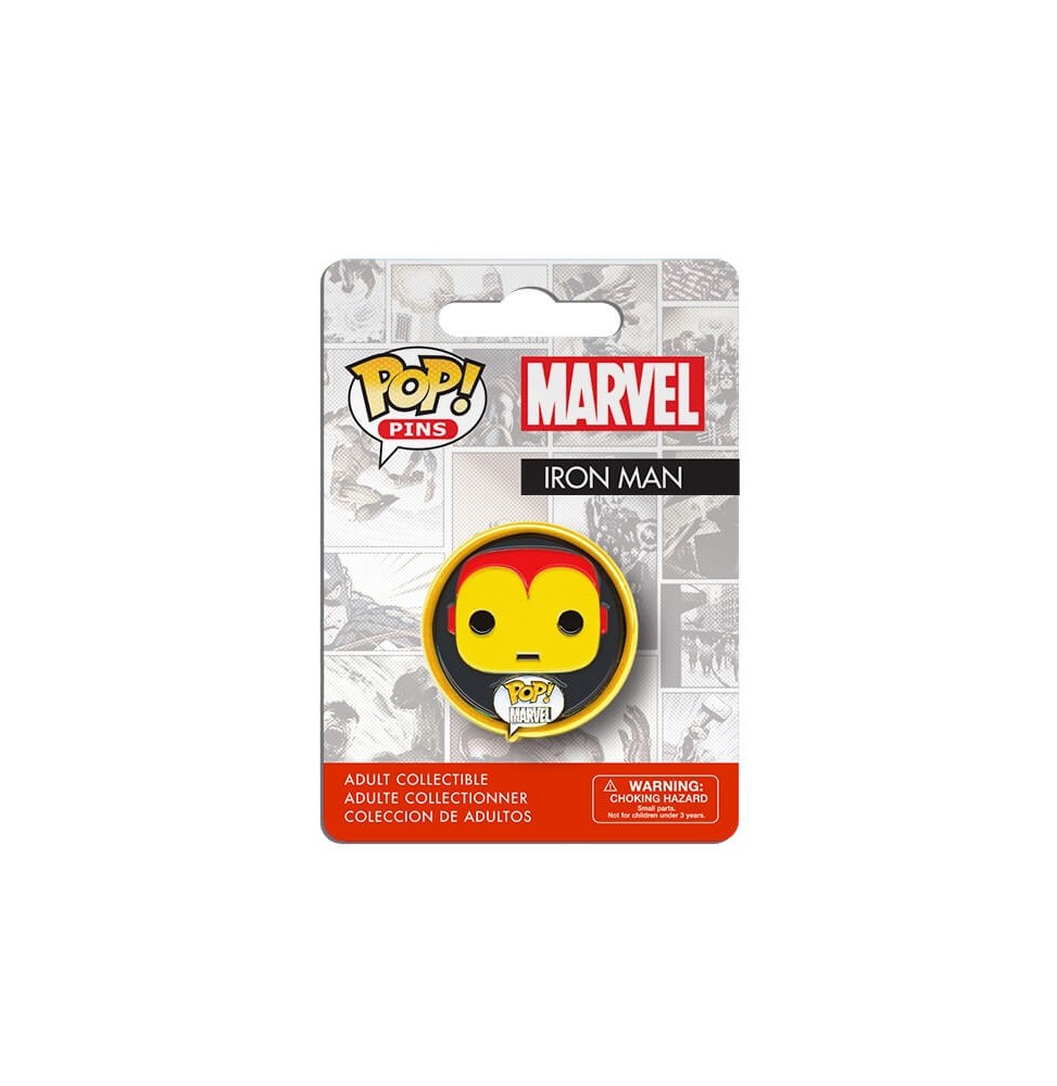 Pins Marvel - Iron Man Pop 3cm