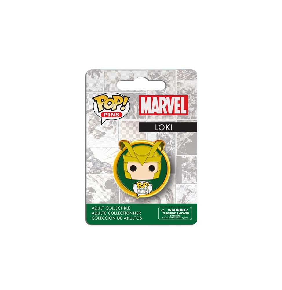 Pins Marvel - Loki Pop 3cm