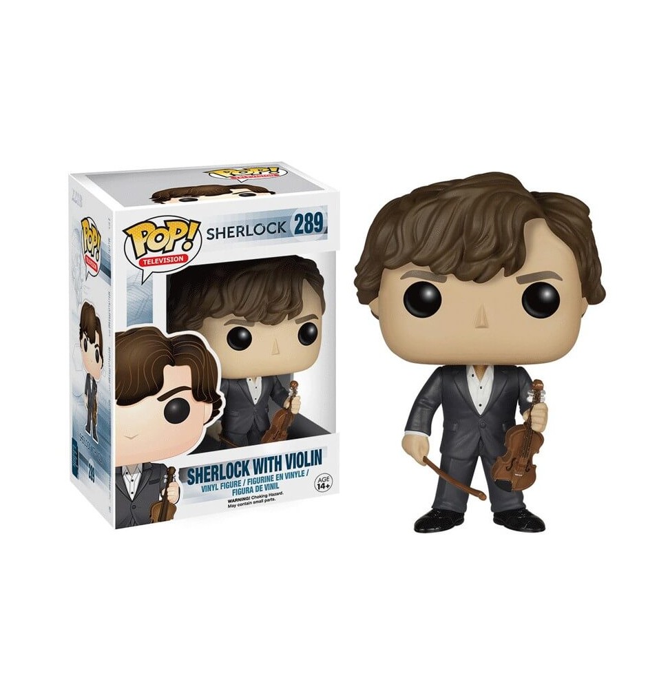 Figurine Sherlock - Sherlock Holmes avec Violon Pop 10cm