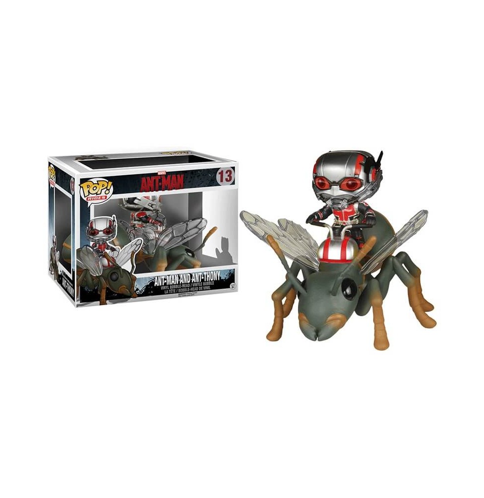 Figurine Marvel - Ant-Man Rides Ant-Man & Ant-Thony Pop 15cm