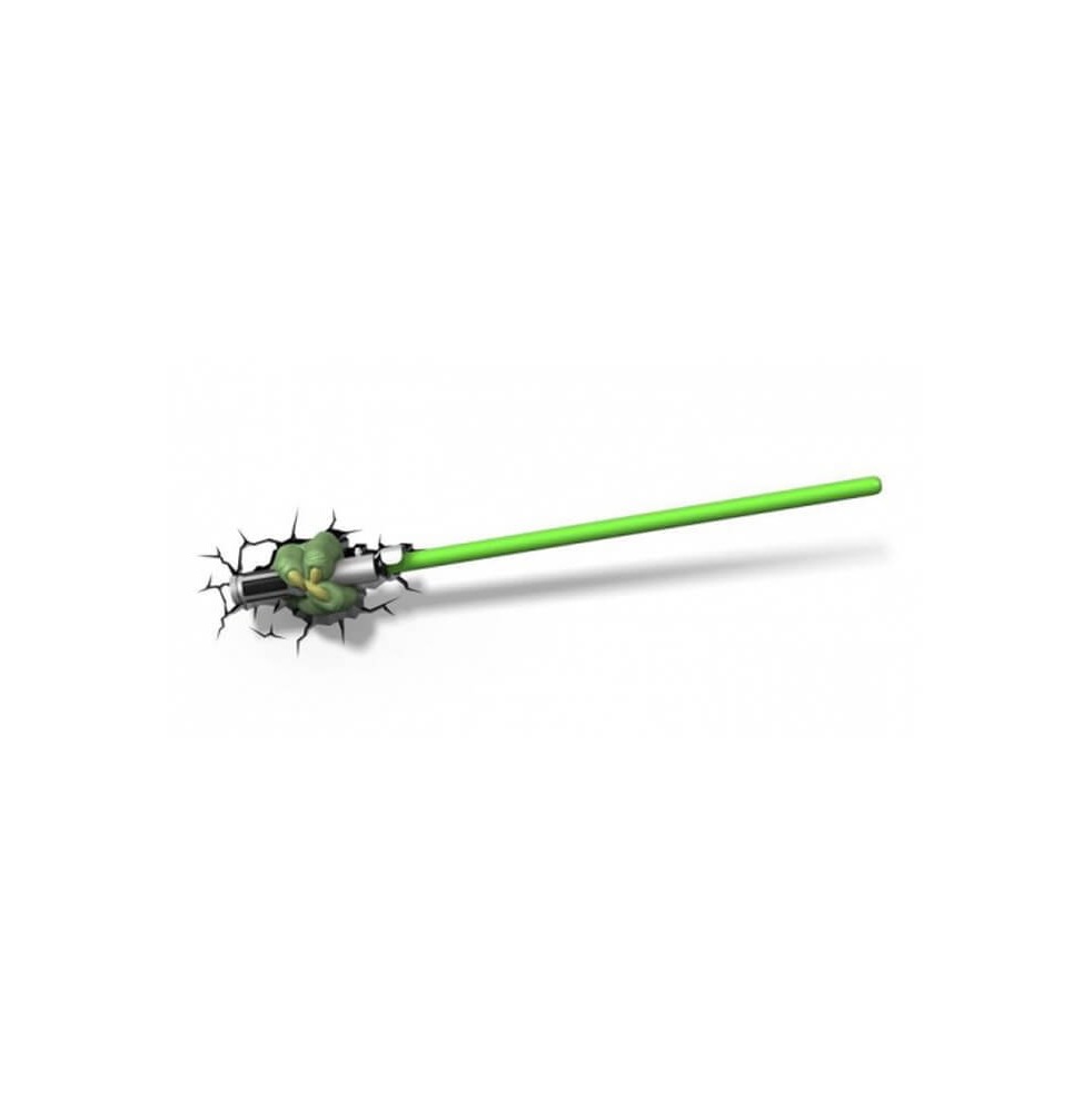 Lampe Murale 3D Deco Light Star Wars - Sabre Yoda