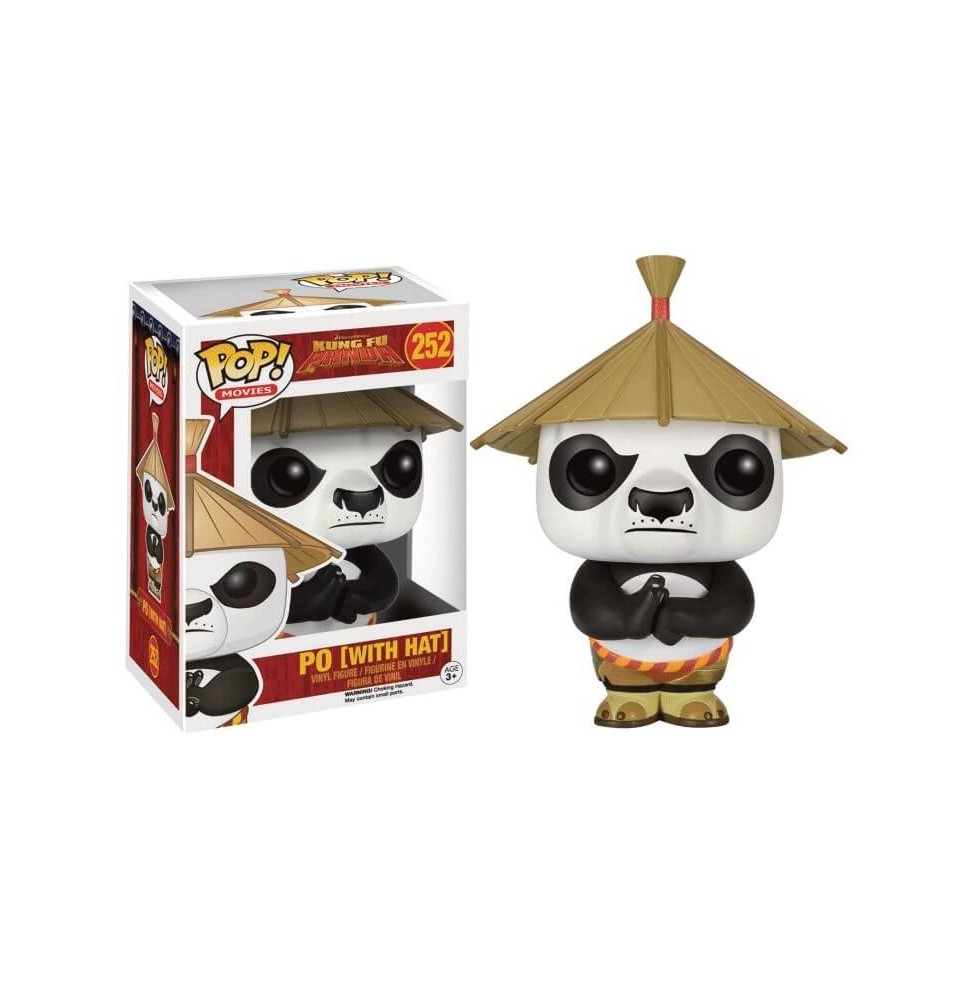 Figurine Kung Fu Panda - PO avec chapeau Pop 10cm