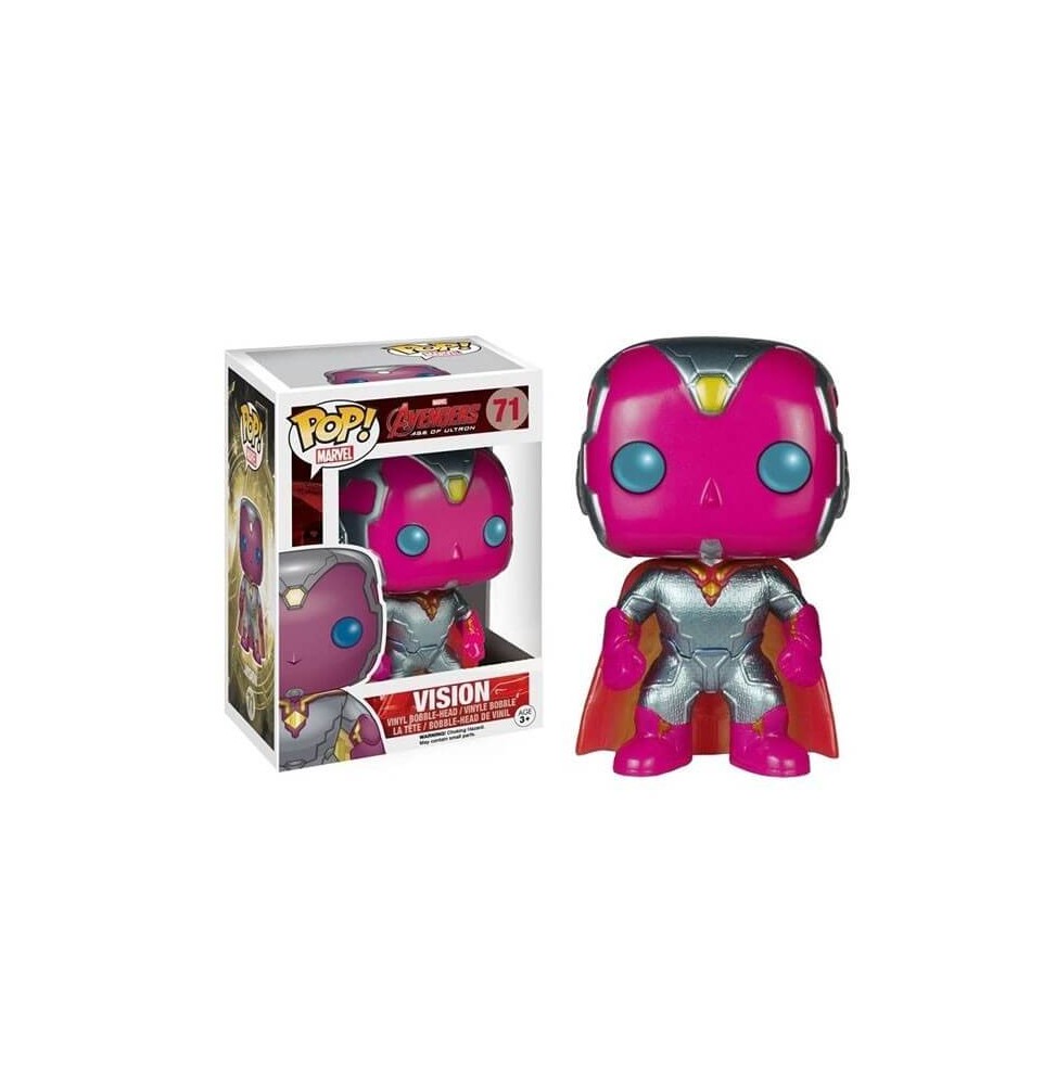 Figurine Marvel Avengers Age of Ultron - Vision Metallic Exclu Pop 10cm