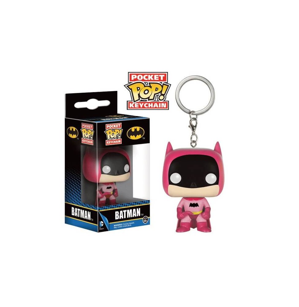 Figurine Batman 75th Anniversaire - Batman Pink Pocket Pop 4cm