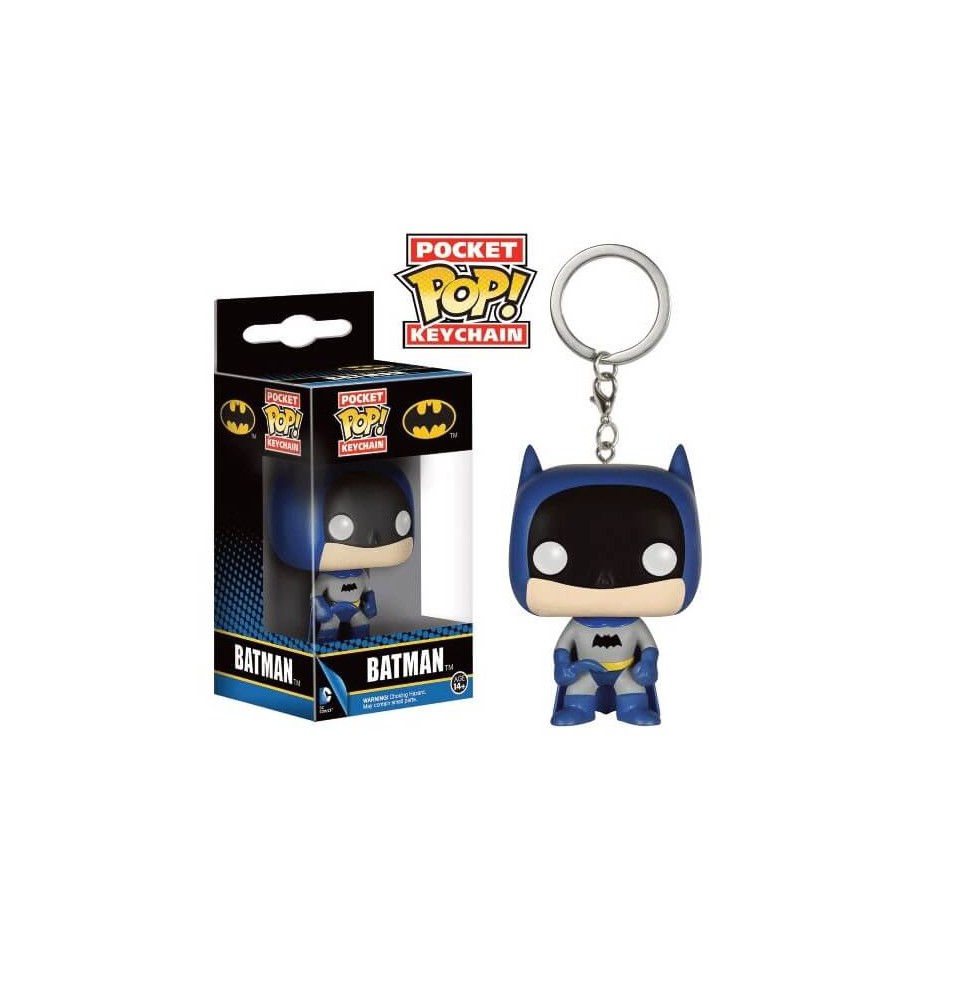 Figurine Batman 75th Anniversaire - Batman Blue Pocket Pop 4cm