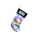 Décoration de Noel Star Wars - Chaussette de Noel Yoda 45cm 