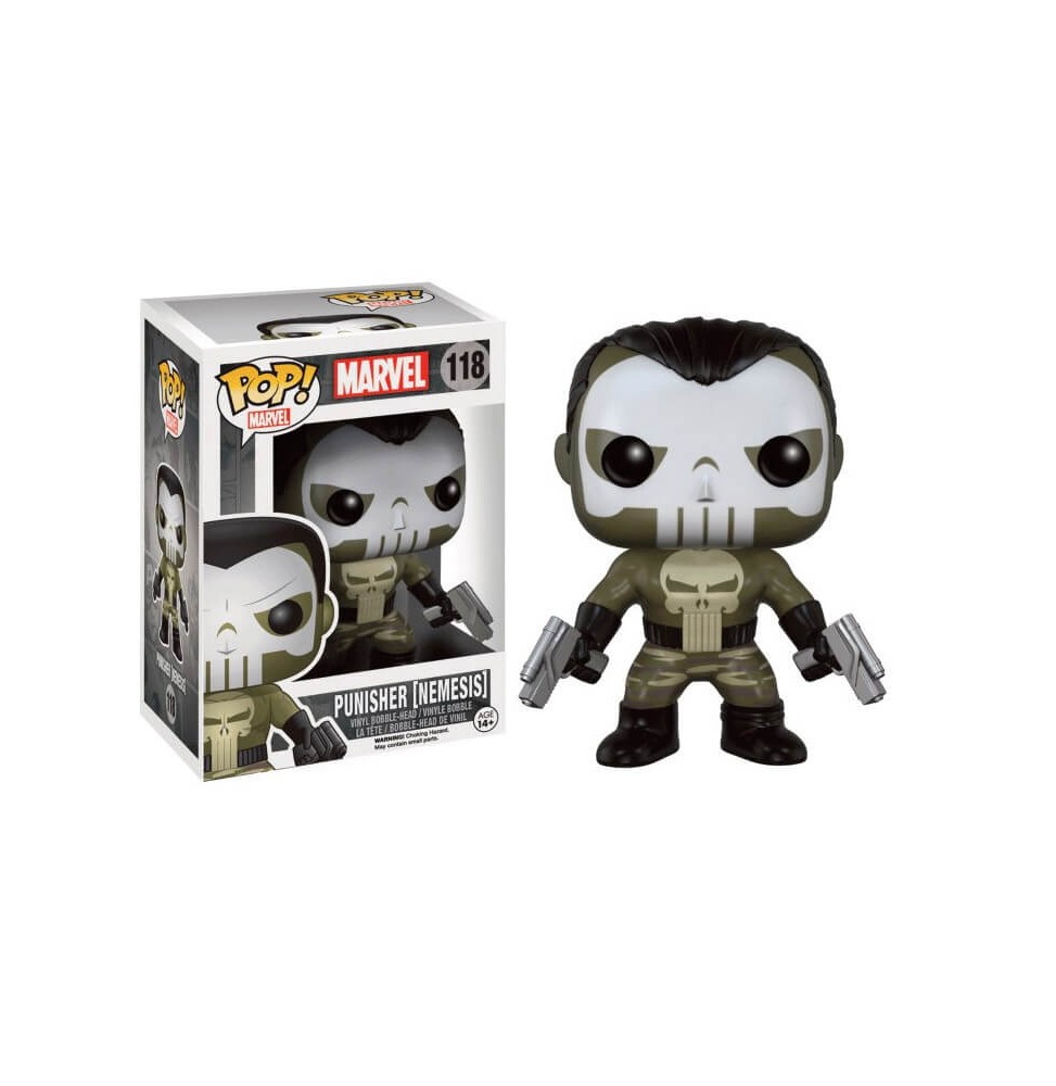 Figurine Marvel - Punisher Nemesis Exclu Pop 10cm