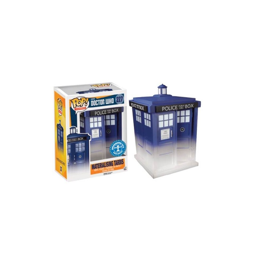 Figurine Doctor Who - Tardis Materialising Exclu Oversized Pop 15cm