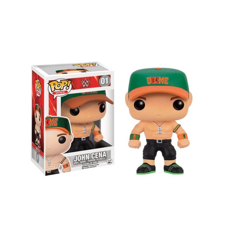 Figurine WWE - John Cena Green Cap Pop 10cm