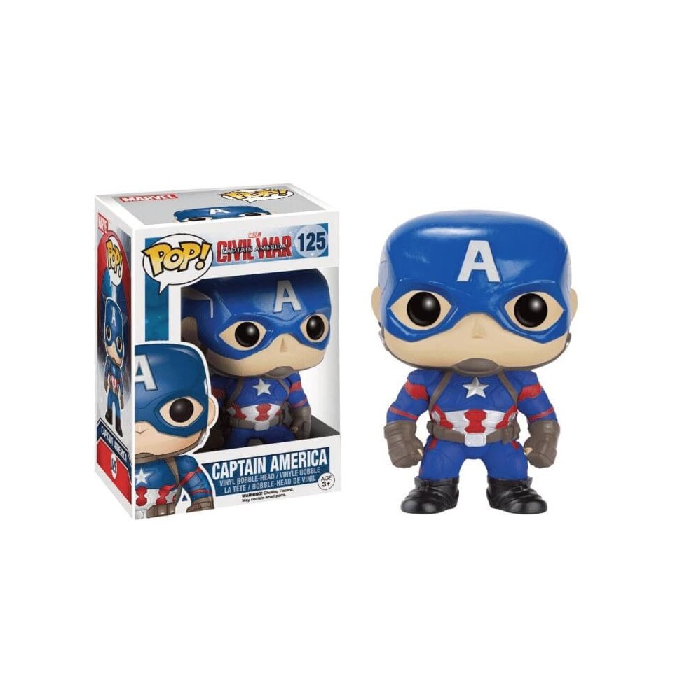 Figurine Captain America - Civil War - Captain America Pop 10cm