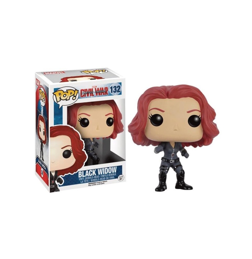 Figurine Captain America - Civil War - Black Widow Pop 10cm