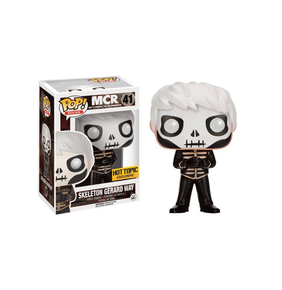 Figurine My Chemical Romance - Gerard Way Skeleton Face Version Pop 10cm