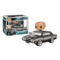 Figurine Fast and Furious - Dom Toretto & Dodge Charger Pop Rides 15cm