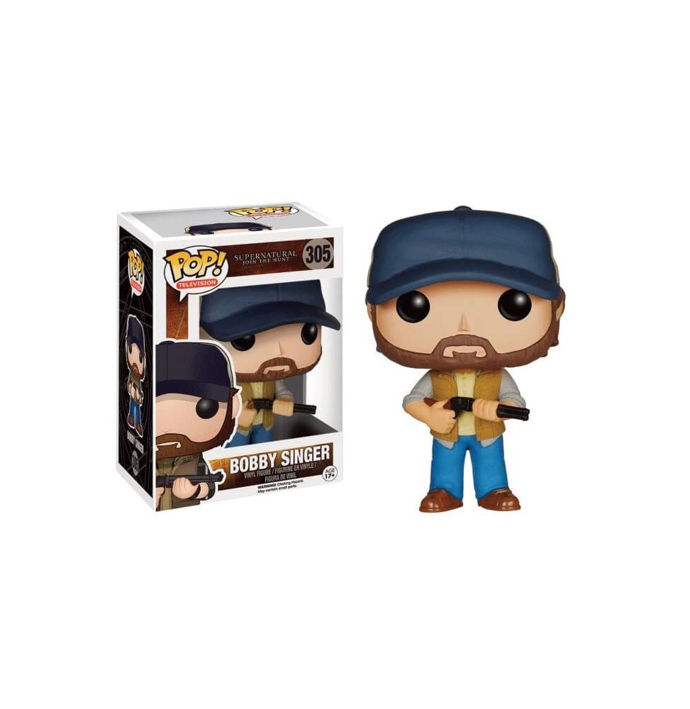 Figurine Supernatural - Bobby Singer Pop 10cm