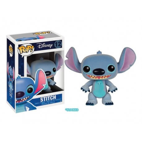 Figurine Disney Stitch Flocked Exclu Pop 10cm