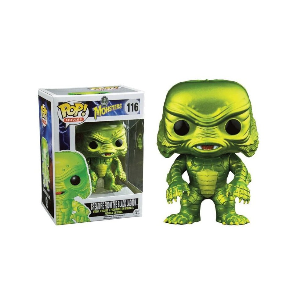 Figurine Classic Monsters - Creature from the Black Lagoon Metallic Version Exclu Pop 10cm