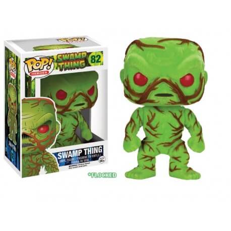 Figurine DC Heroes - Swamp Thing Flocked Exclu Pop 10cm
