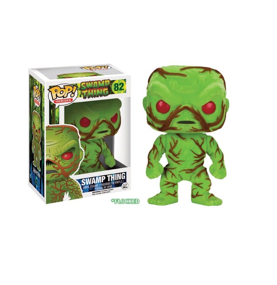 Figurine DC Heroes - Swamp Thing Flocked Exclu Pop 10cm