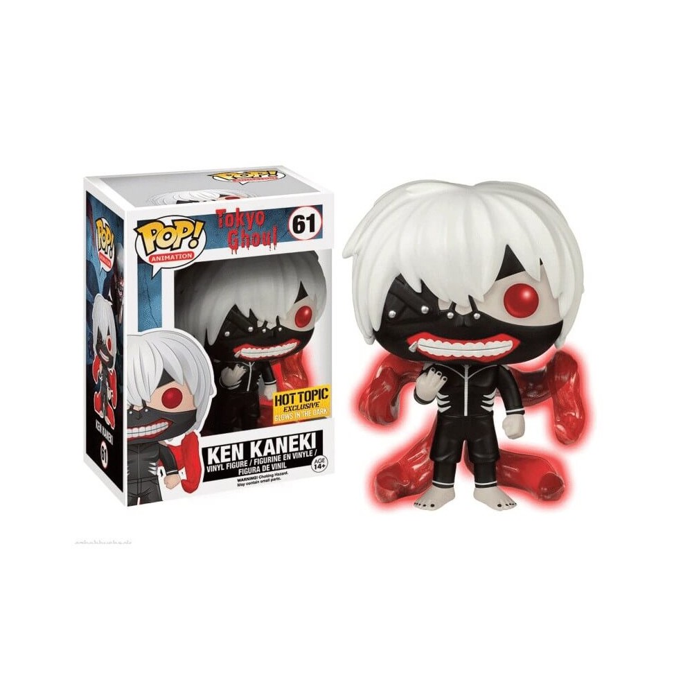 Figurine Tokyo Ghoul - Ken Kaneki Glow in the Dark Exclu Pop 10cm