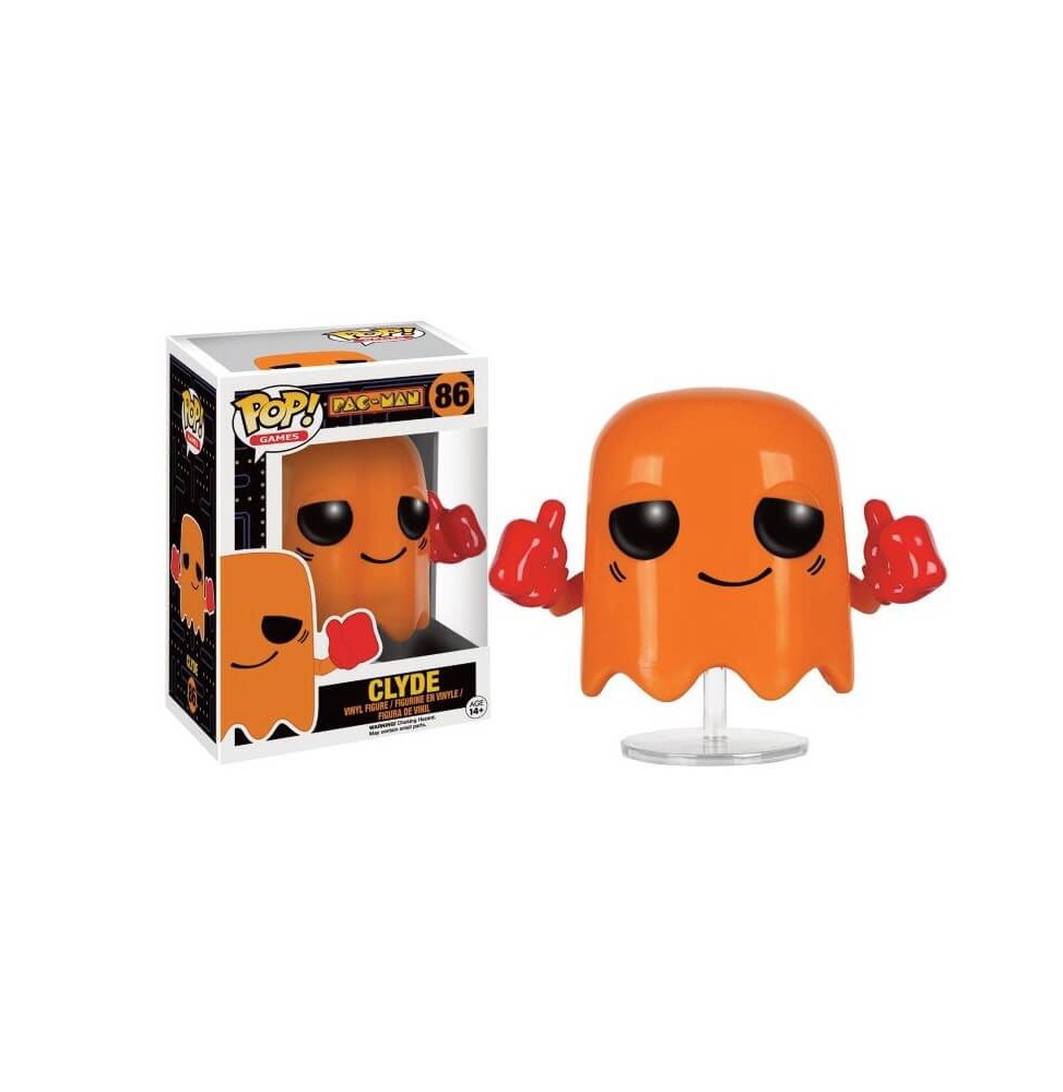 Figurine Pac-Man - Clyde Orange Phantom Pop 10cm