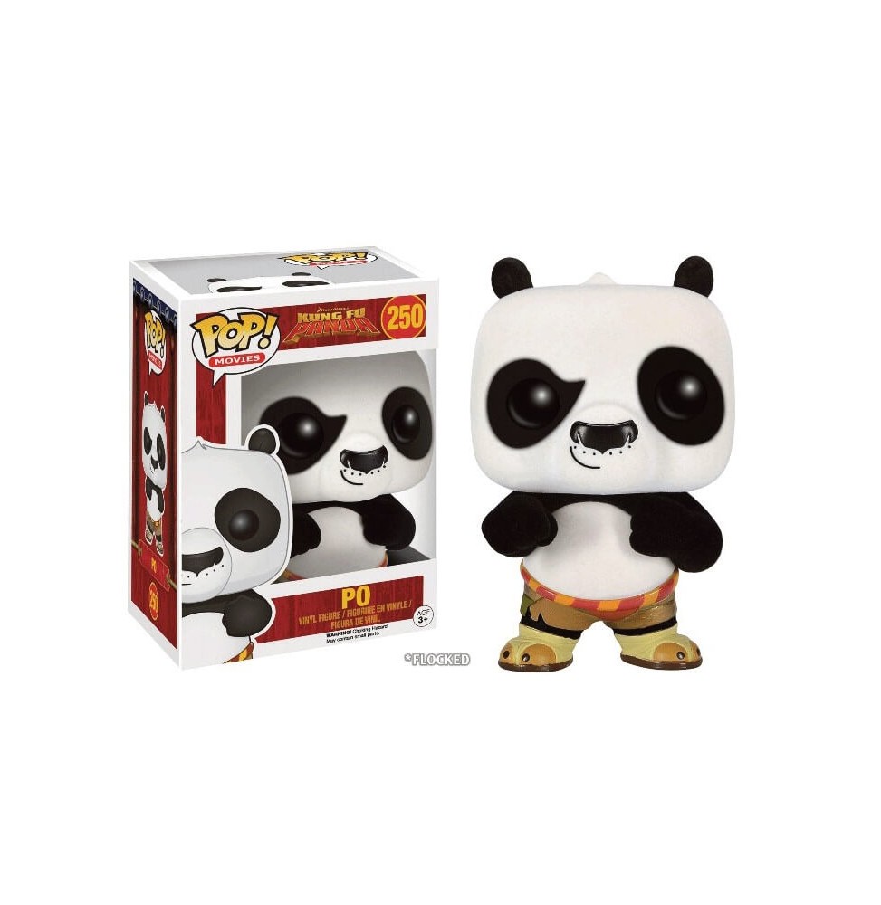 Figurine Kung Fu Panda - PO Flocked Exclu Pop 10cm