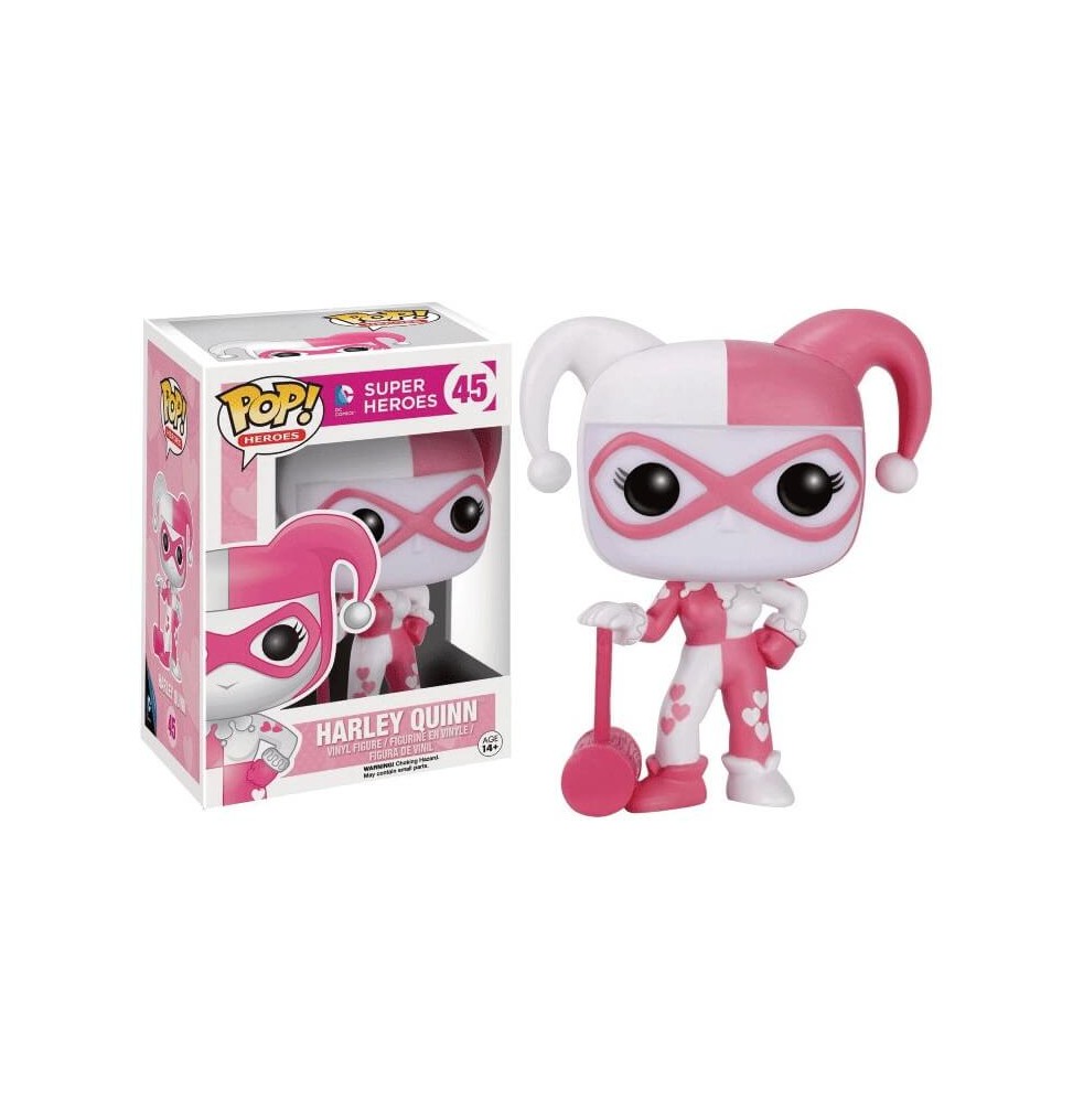 Figurine DC Heroes - Harley Quinn Pink Limited Exclu Pop 10cm