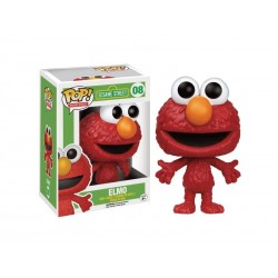 Figurine Sesame Street - Elmo Flocked Exclu Pop 10cm