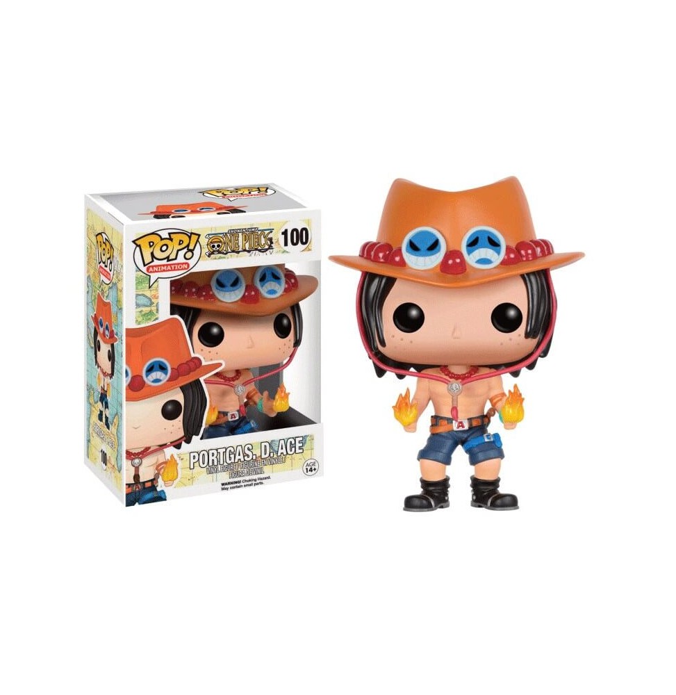 Figurine One Piece - Portgas D. Ace Pop 10cm