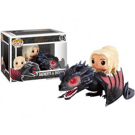 Figurine Game Of Thrones - Daenerys & Drogon Pop Rides 18cm