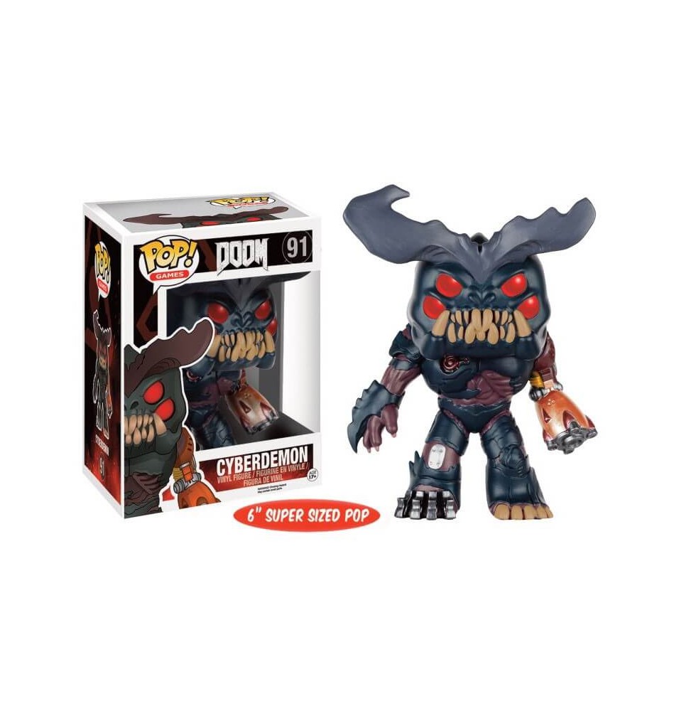 Figurine Doom - Cyberdemon Oversized Pop 15cm