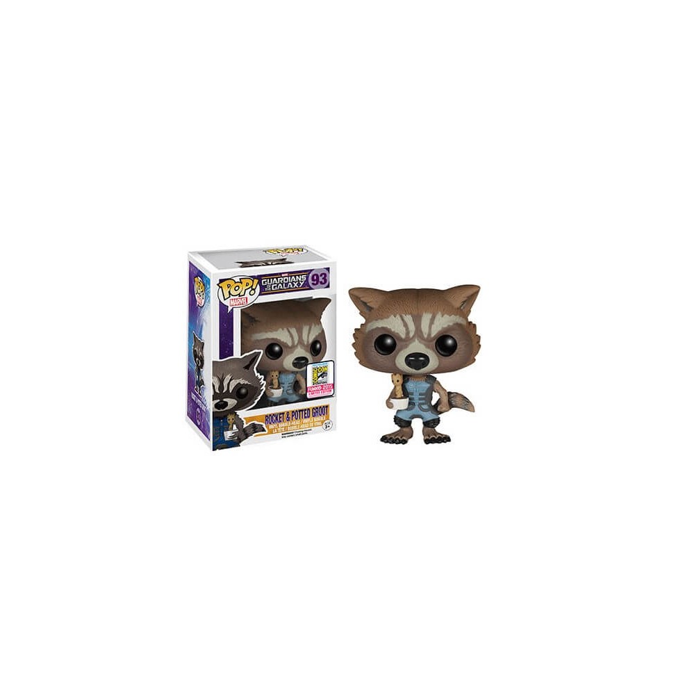 Figurine Guardians of the Galaxy - Rocket & Baby Groot SDCC 2015 Exclu Pop 10cm